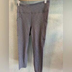 Space dye Lululemon leggings with pockets